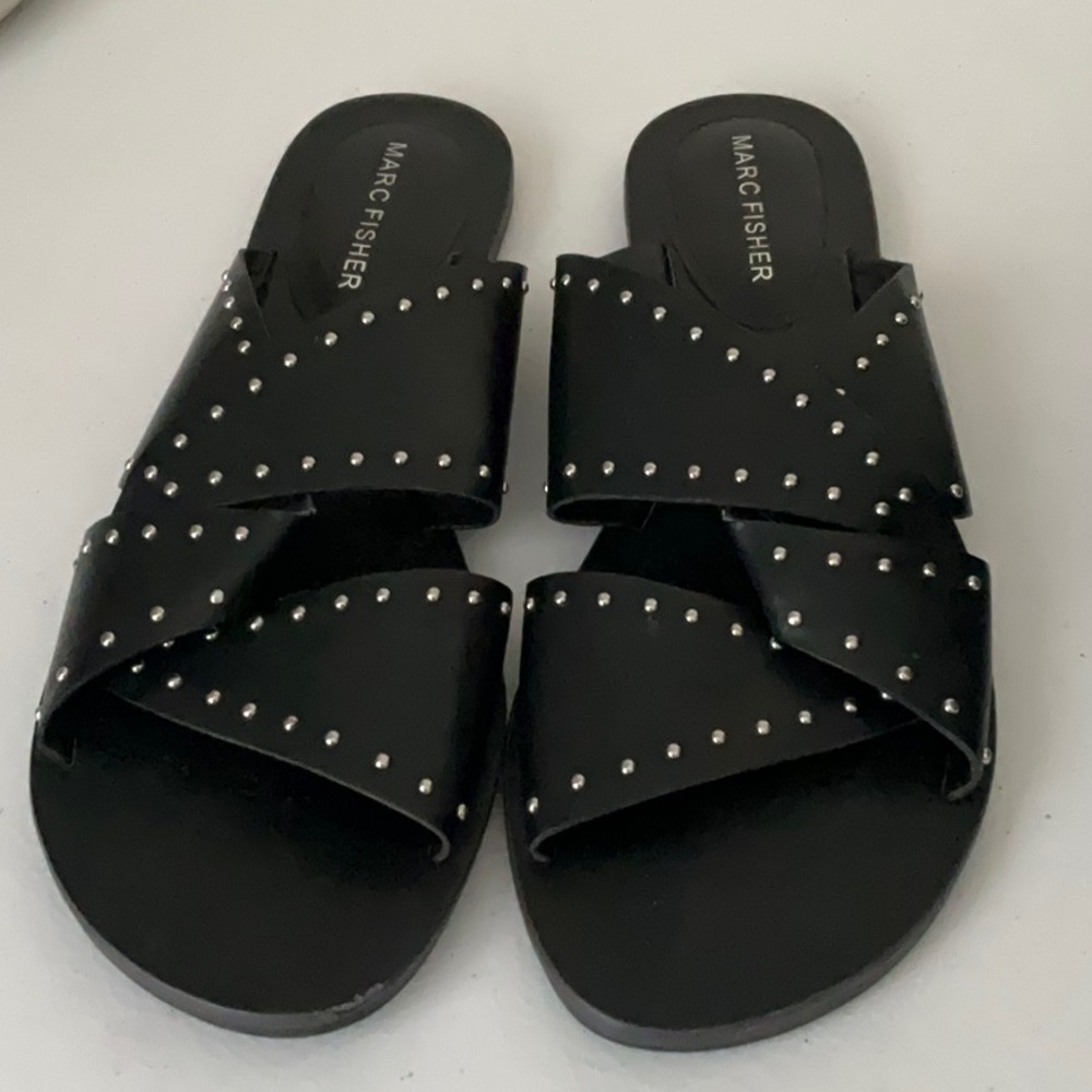 Marc Fisher Studded Sandals - Picture 3 of 4
